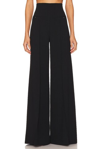 Shona Joy Amura High Waisted Wide Leg Pant in Black from Revolve.com | Revolve Clothing (Global)