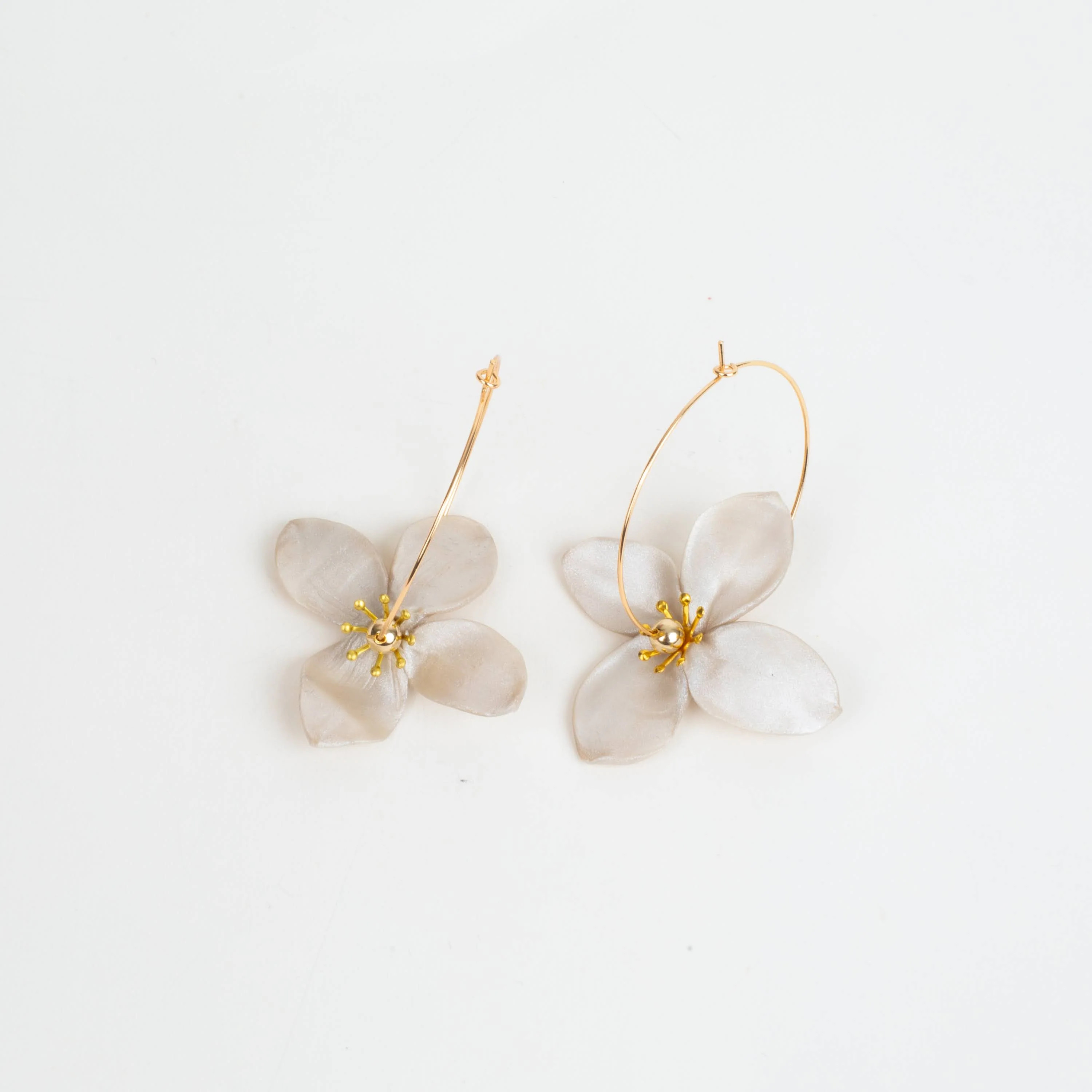 Chatham Flower Hoop Earring | Forlanya