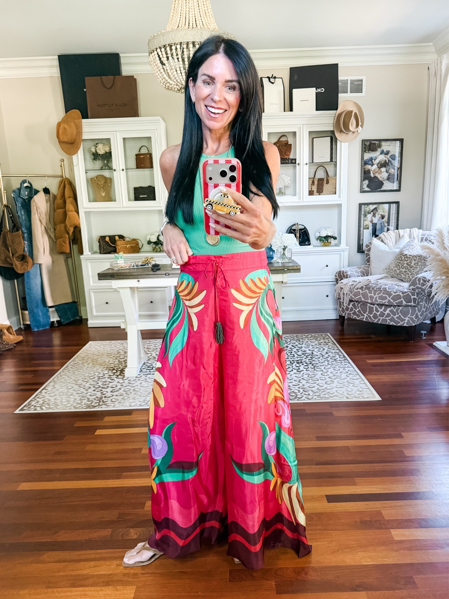 Such fun pants from farm Rio 
In a small 
@Anthropologie is

#LTKootd #LTKSeasonal