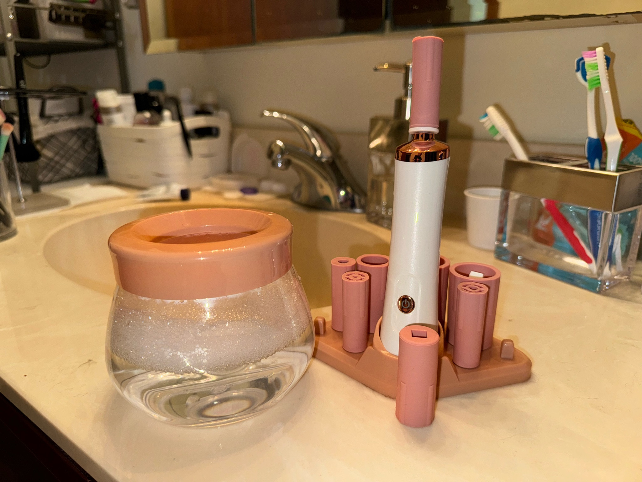 This is such a helpful tool for washing makeup brushes. 

#LTKbeauty #LTKfindsunder50 #LTKGiftGuide
