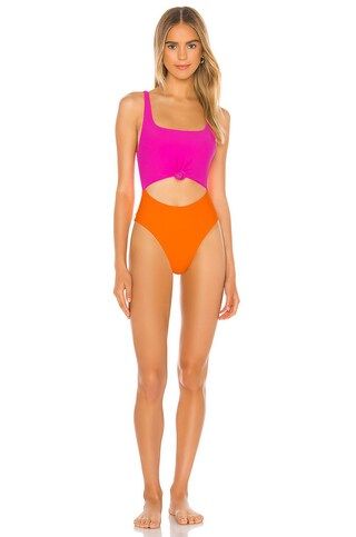 Lovers and Friends Jojo One Piece in Pink & Orange from Revolve.com | Revolve Clothing (Global)