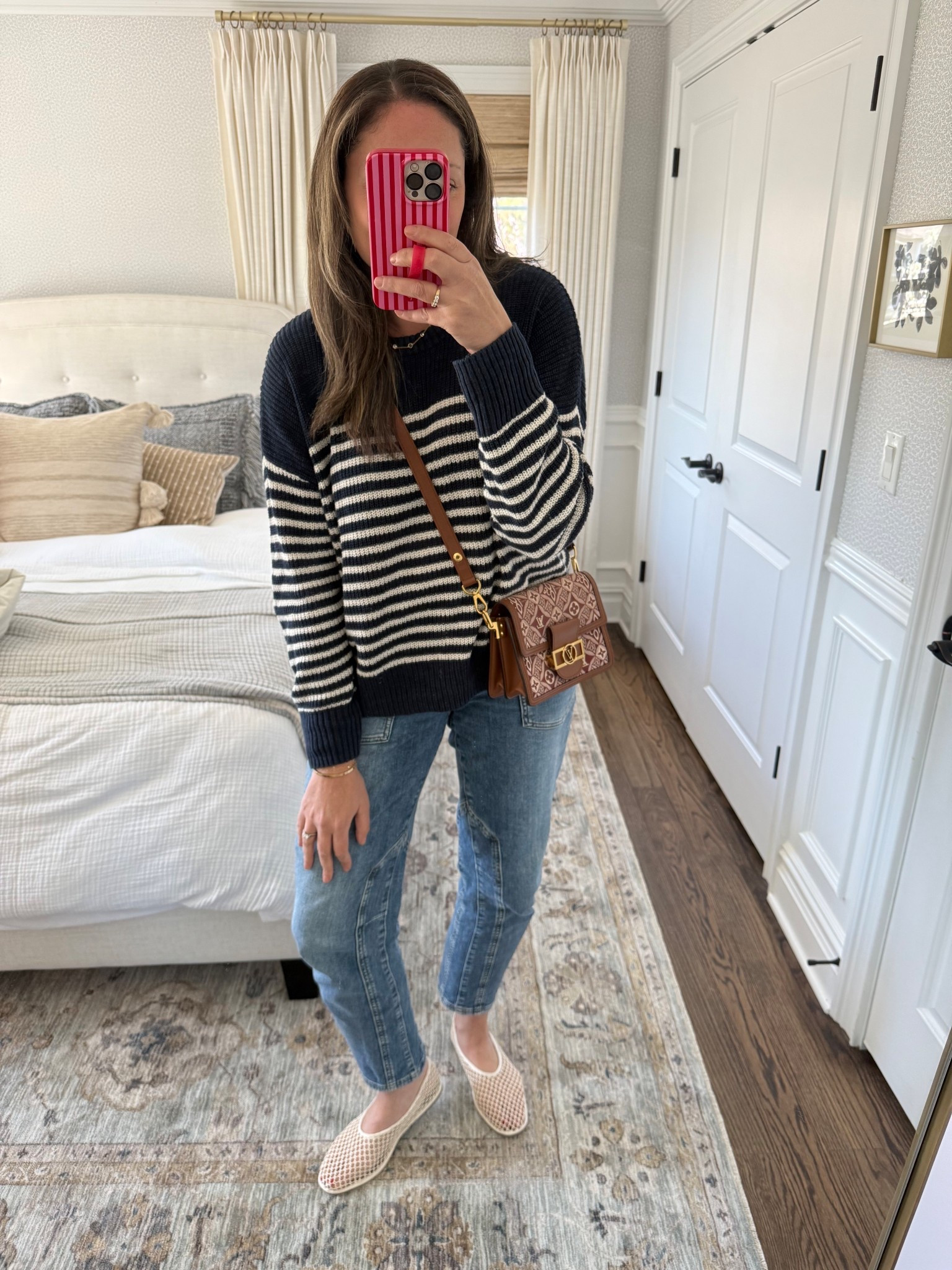 Spring OOTD! It’s still chilly here so I have on one of my favorite pairs of jeans, a lightweight sweater, the cutest Target ballet flats and my new bag from Vivrelle! 

P.S. you can use code PULMAN for a free month of borrowing the most beautiful designer handbags and jewelry from Vivrelle! 

#LTKootd #LTKSaleAlert #LTKdayinmylife