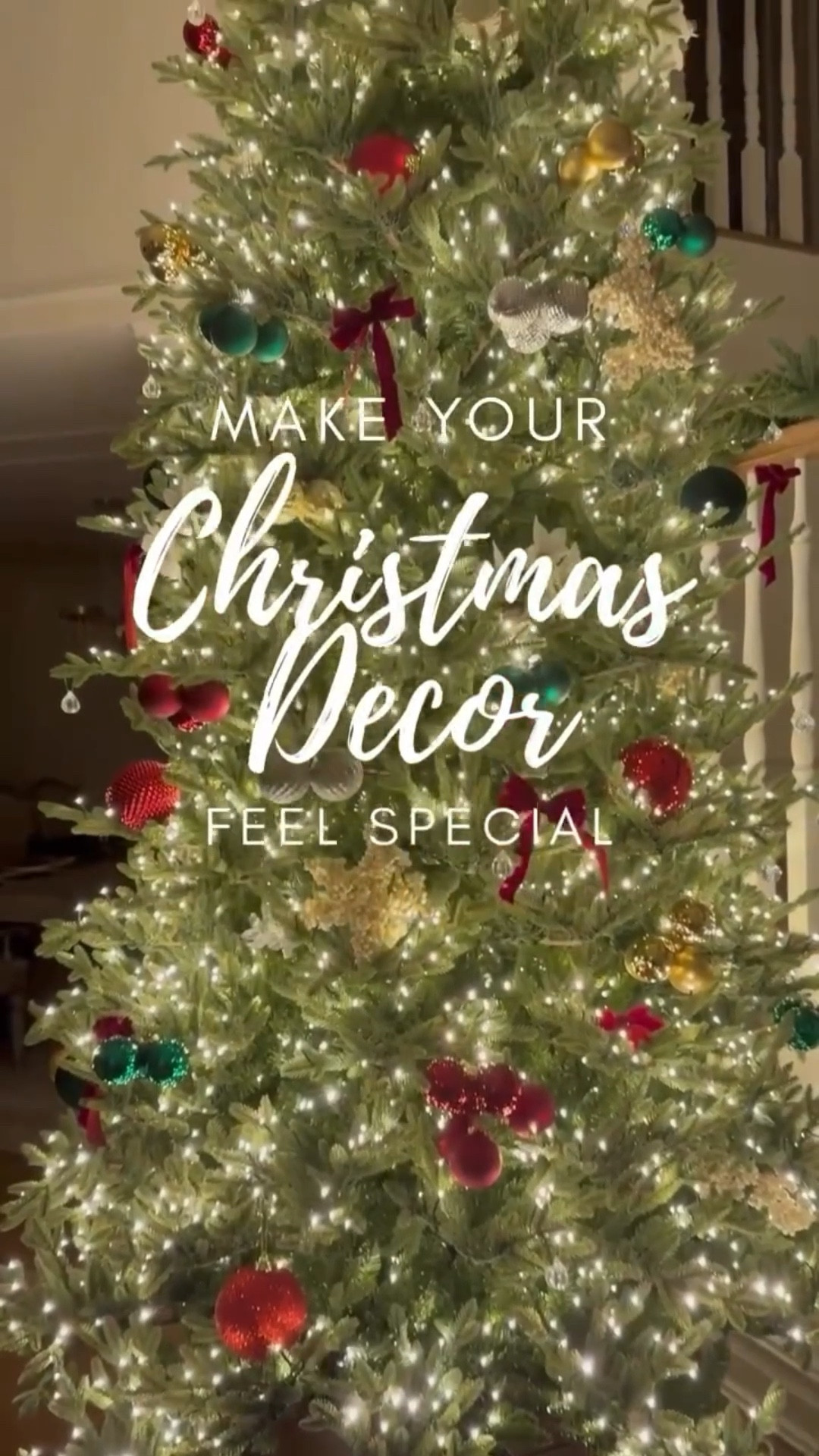 Make your Christmas decor feel special!
Bring your childhood into the room. Old ornaments, a church, a nutcracker, a color combo you remember. Nostalgia beats trends every time.
Mix old with new on purpose
Heirloom ornament next to a simple matte ball.
Contrast makes both look better.
A memory corner. A milestone ornament section.
A place that tells your family story. That's what people remember.

#christmasdecor #holidaydecor