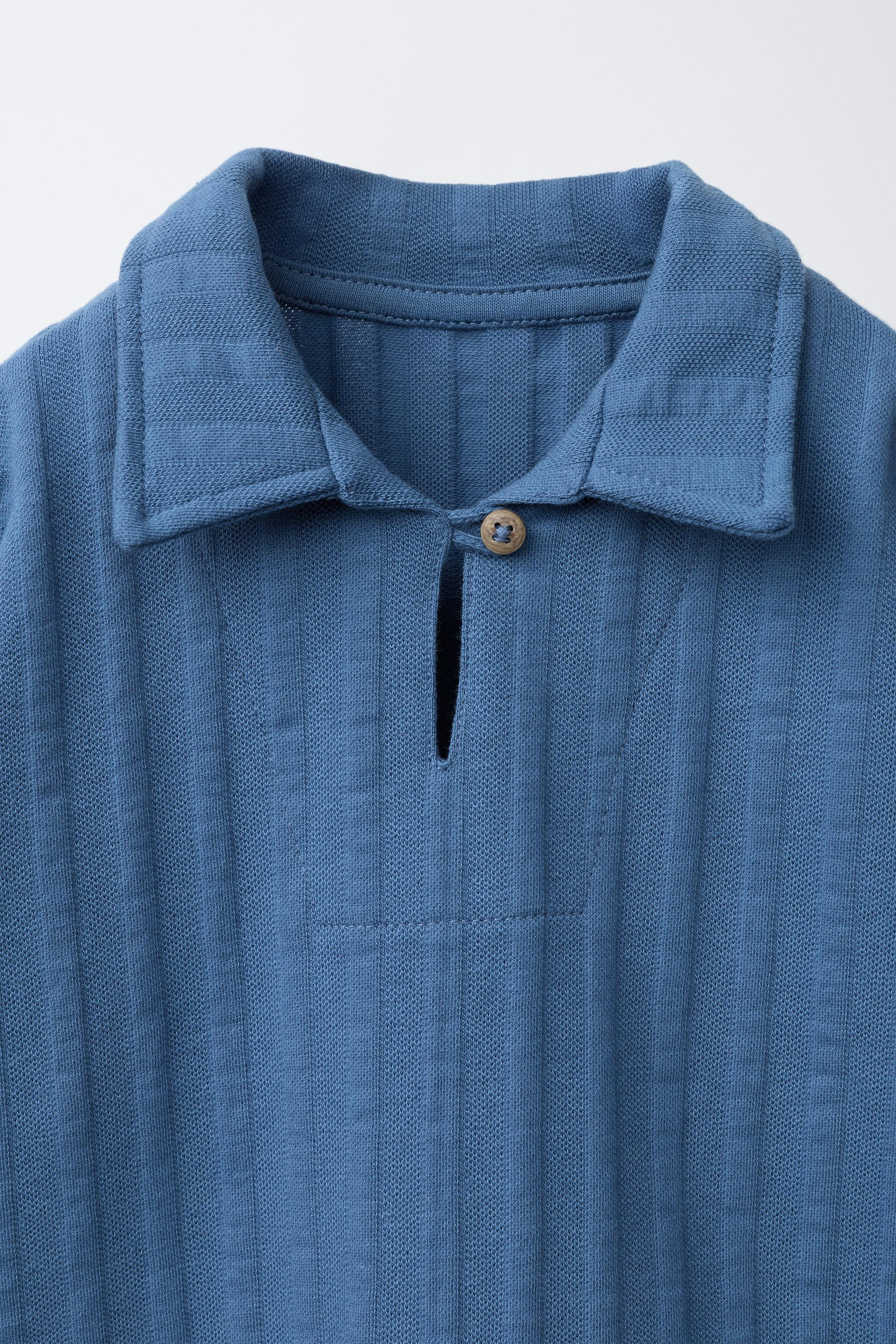 POLO T-SHIRT AND BERMUDA JOGGING SET | Zara US