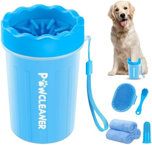 Professional 7 in 1 Dog Paw Cleaner for Dogs & Cats - Includes 1 Portable Paw Washer, 1 Bath Brus... | Amazon (US)