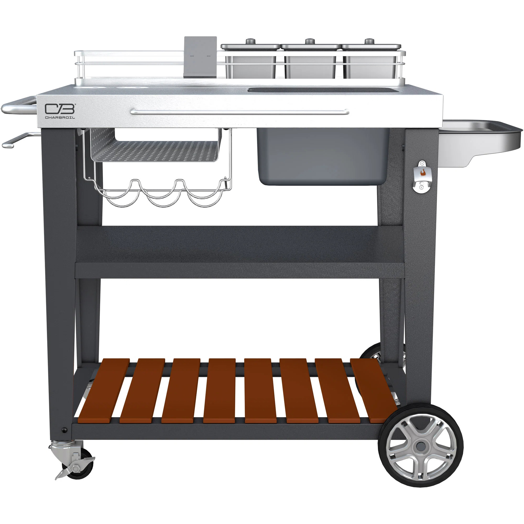Charbroil Entertainer Deluxe Indoor/Outdoor Grilling & Bar Cart & Reviews | Wayfair | Wayfair North America