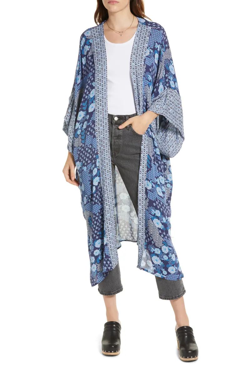 Border Print Duster | Nordstrom