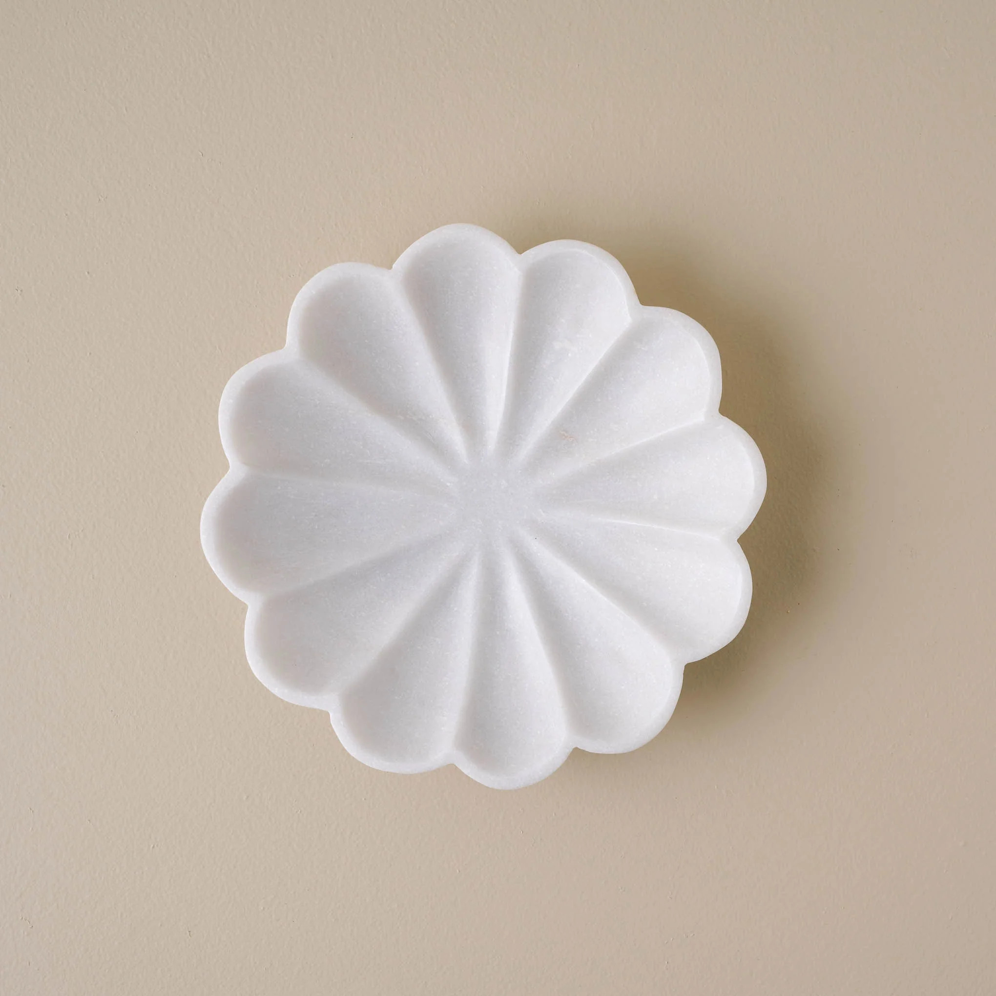 Scalloped Marble Accent Bowl | Magnolia