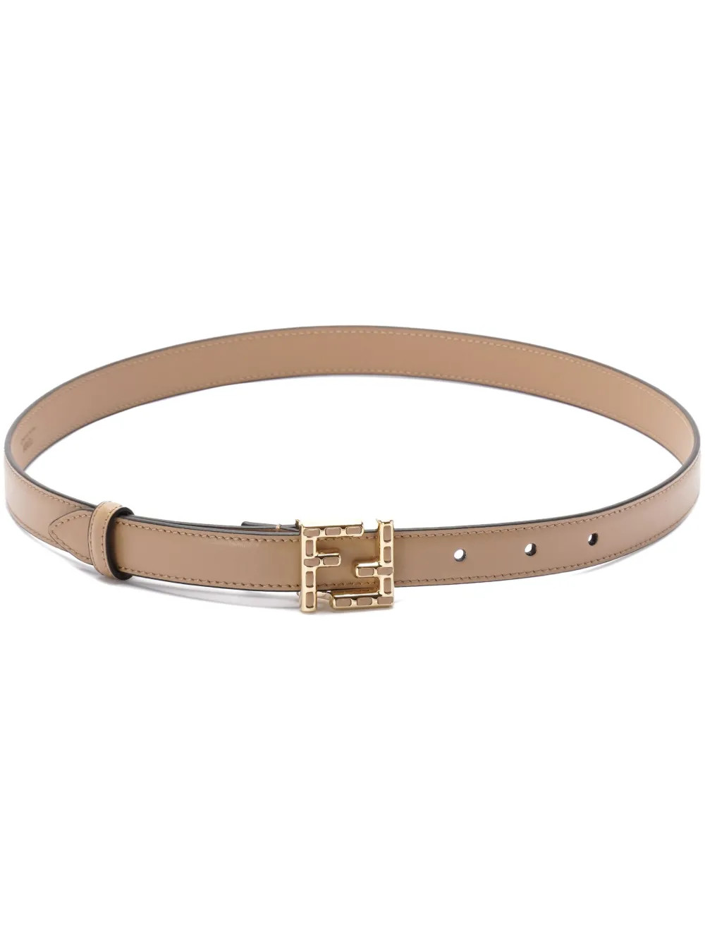 FENDI logo-plaque Belt  | Brown | FARFETCH | Farfetch Global