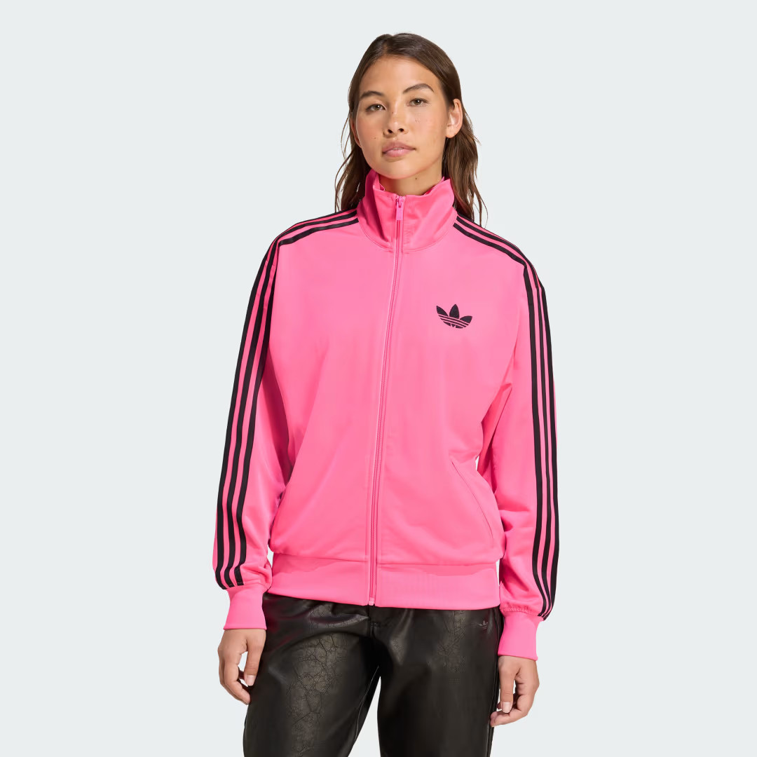 adidas Adicolor Classic Firebird Loose Track Top Lucid Pink S - Womens Originals Jackets | adidas (US)