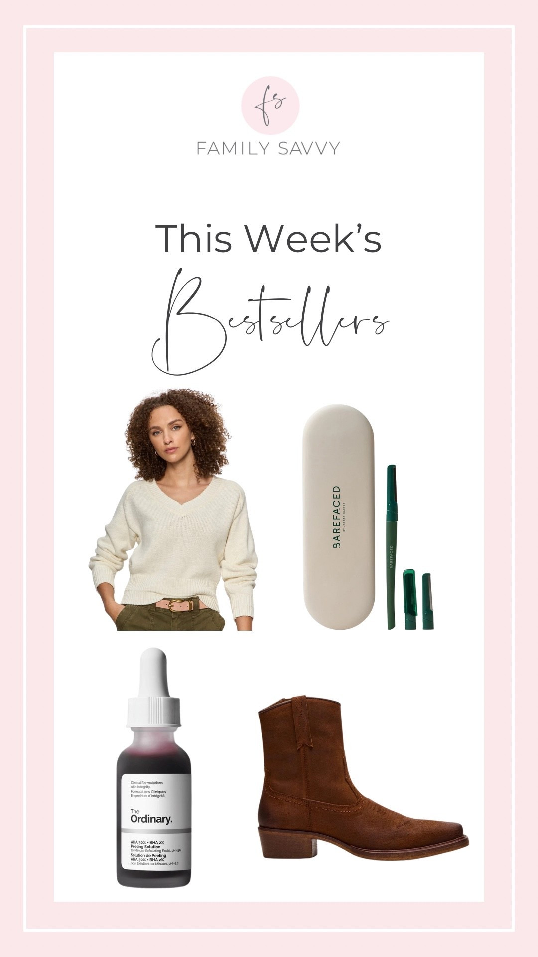 This week’s best sellers . The pieces everyone’s loving right now! 😍

#LTKBeauty #LTKOver40 #LTKselfcare