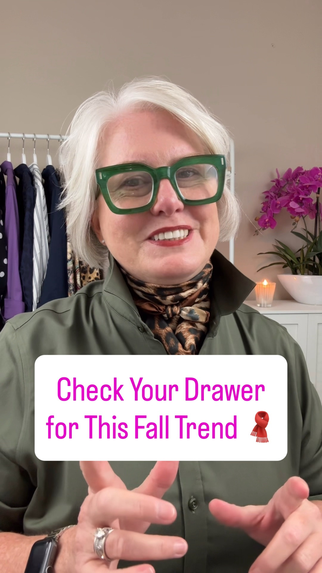 Silk scarves are back in a big way for fall, from classic equestrian prints and animal patterns to colorful silk squares, small neckerchiefs and long, draped styles.
A silk scarf is an easy way to add color, pattern and personality to a simple fall outfit, whether you wear it with a sweater or button-front shirt or tie it onto a favorite handbag. And before shopping for a new one, take another look through your closet. You may already have this fall accessory trend tucked away in a drawer.

#LTKSeasonal #LTKOver40 #LTKMidsize