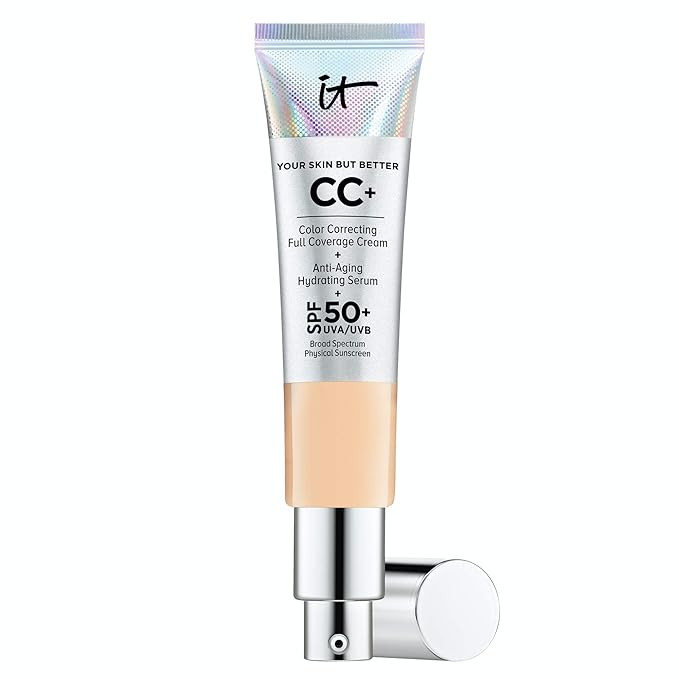 IT Cosmetics Your Skin But Better CC+ Cream, Light Medium (C) - Color Correcting Cream, Full-Cove... | Amazon (US)