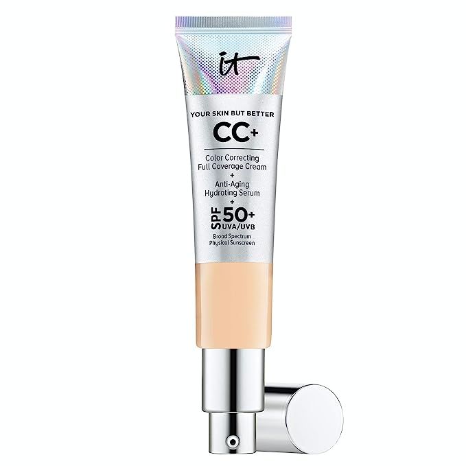 IT Cosmetics Your Skin But Better CC+ Cream, Light Medium (C) - Color Correcting Cream, Full-Cove... | Amazon (US)