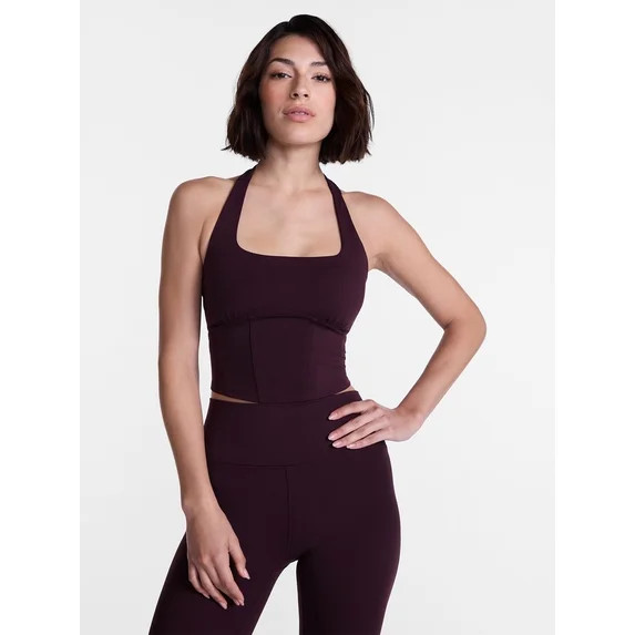 Avia Women's SoftSculpt Corset Halter Bra, Sizes XS-XXL | Walmart (US)