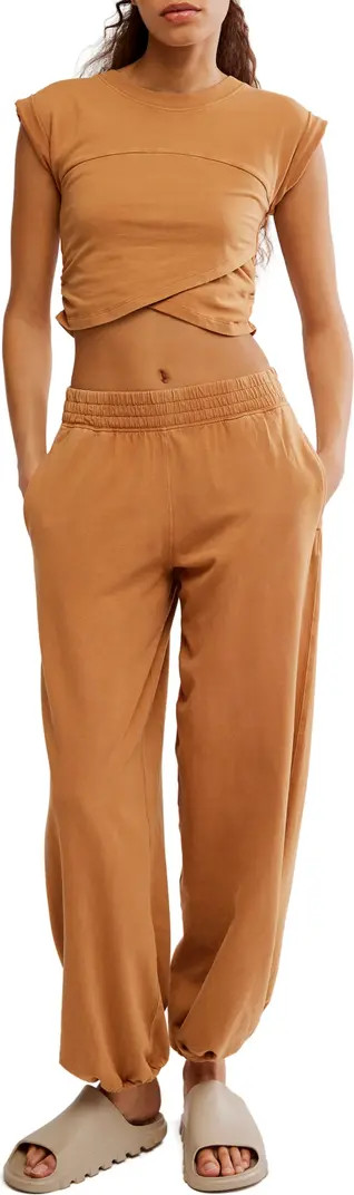 FP Movement Golden Hour Crop T-Shirt & Joggers Set | Nordstrom