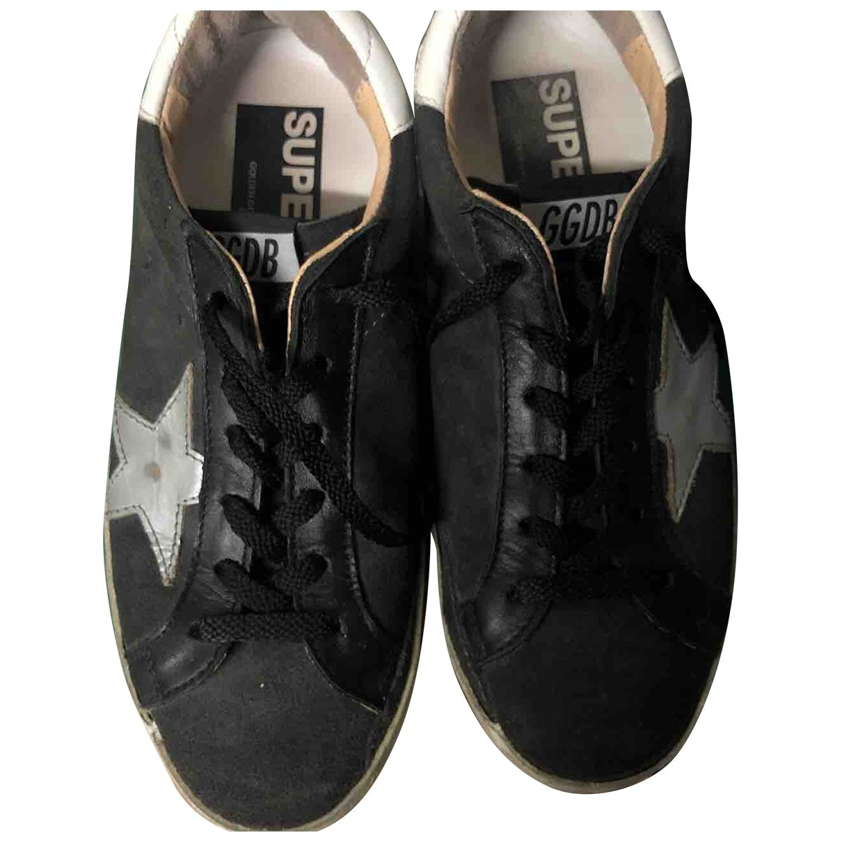 Golden Goose Superstar Anthracite Suede Trainers | Vestiaire Collective (Global)