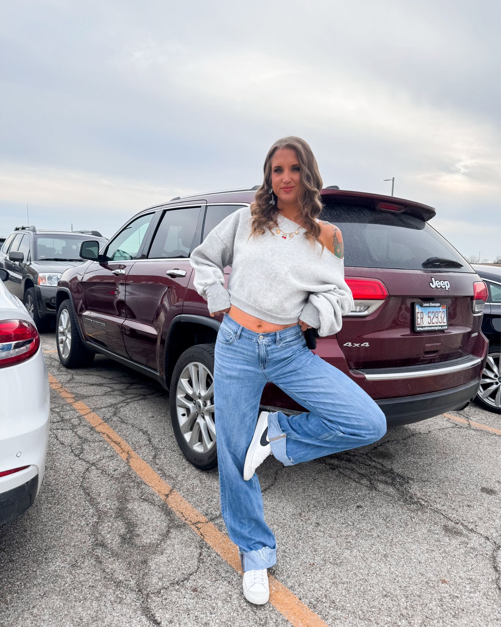 Yesterday’s Sunday Funday vibe. Spent the day running errands and taking the boys to their baseball practices. Top is from Target and literally so cozy I bought it in every color! 
#cozycasual #ootd #amazonfinds #charmnecklace #momstyle 

#LTKFamily #LTKFindsUnder50 #LTKSeasonal
