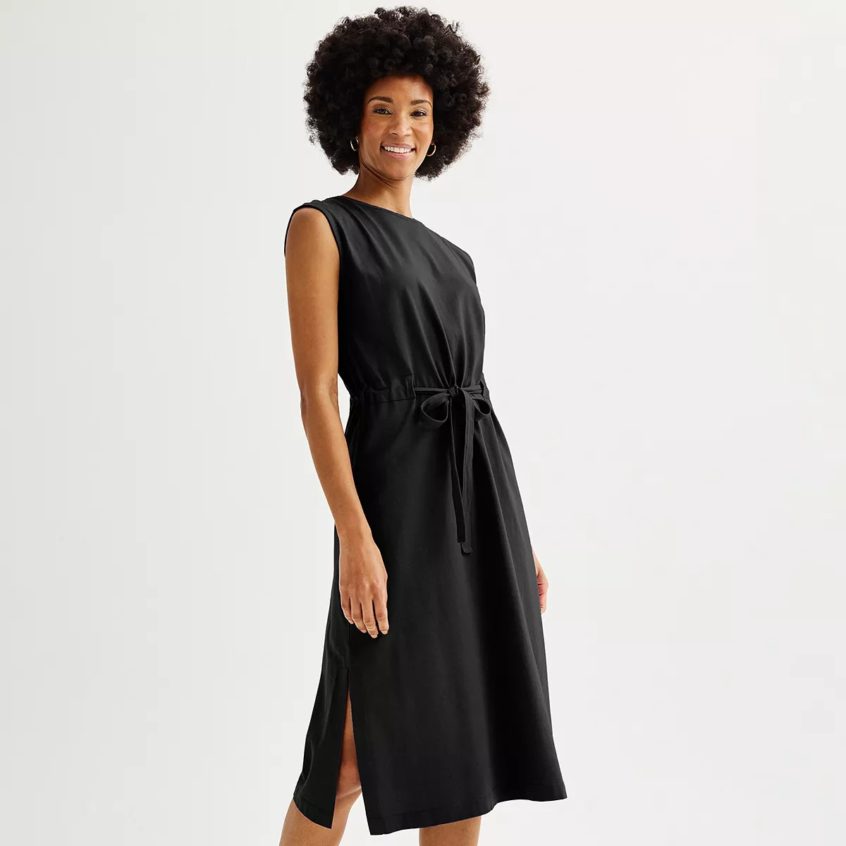 Women's Sonoma Goods For Life® Belted Knit Dress | Kohl's