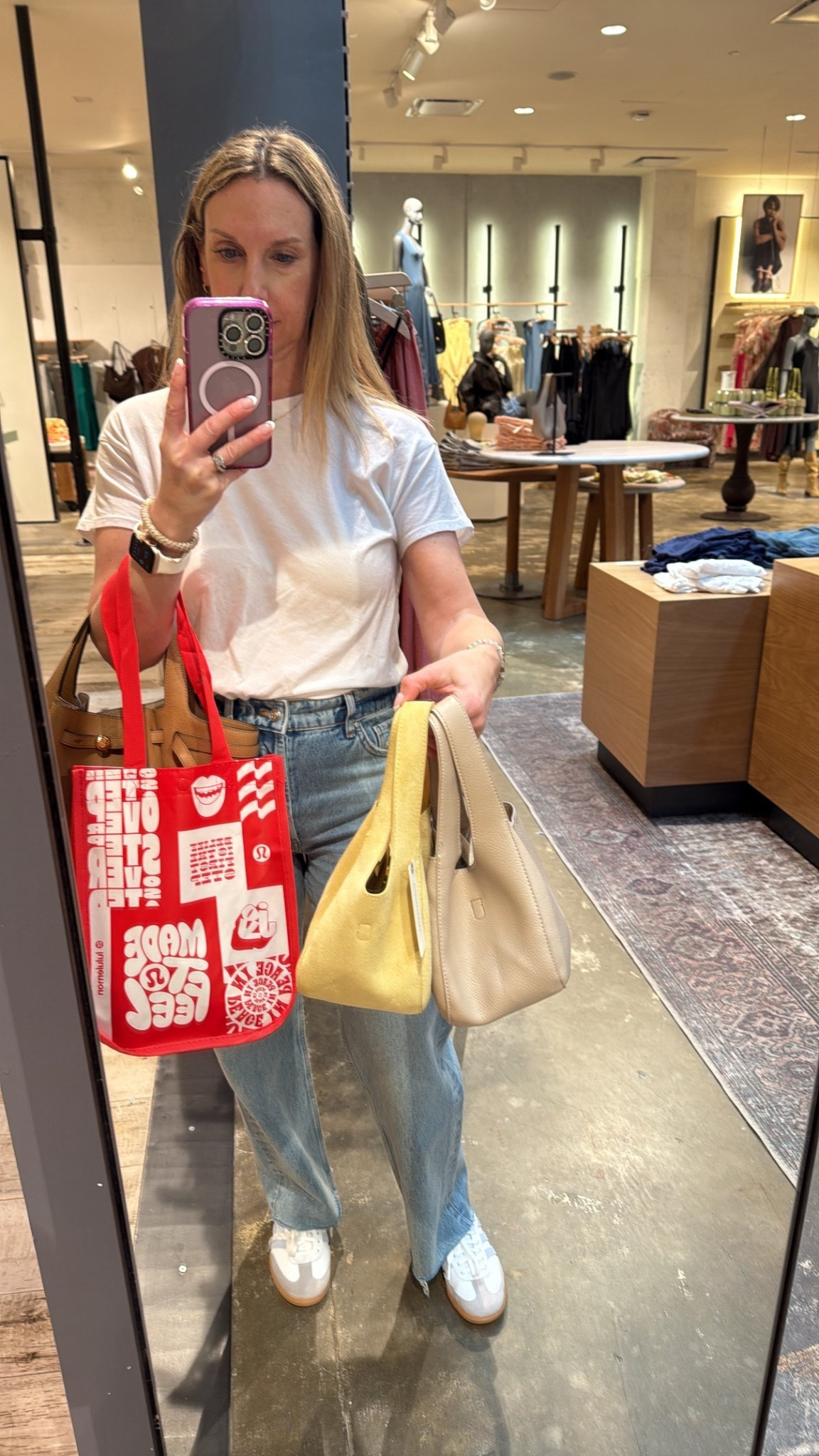 Cutest bag from Anthropologie for spring - comes in a few colors. I got the soft yellow faux suedee

#springstyle #anthropolgie #styleover40 #springtrend 

#LTKOver40