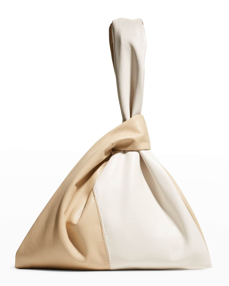 Nanushka Jen Bicolor Vegan Leather Hobo Bag | Neiman Marcus