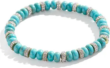 BaubleBar Gemma Pavé Beaded Stretch Bracelet | Nordstrom | Nordstrom