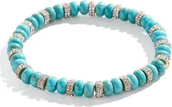 Gemma Pavé Beaded Stretch Bracelet | Nordstrom