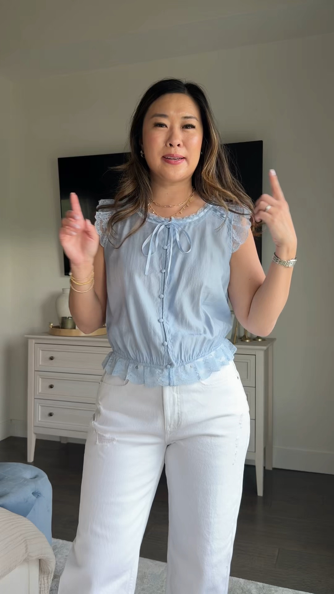 Walmart Outfits
Tank: Medium
White Denim: 8