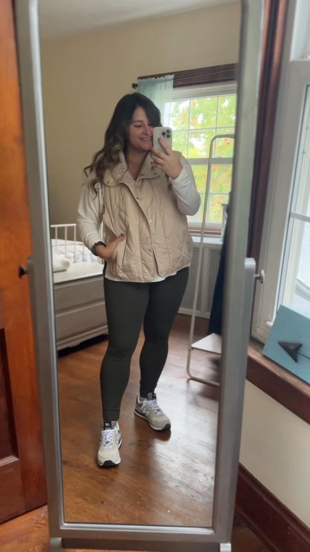 Effortlessly casual! 

These are my favorite leggings under $30 and I love this lightweight puffer vest (wearing an xxl for oversized look). The long sleeve t-shirt is perfect to wear with leggings!

Comfy outfit 
Casual style
Comfy style
Midsize 
Curvy
Amazon outfit


#LTKfitness #LTKmidsize #LTKVideo