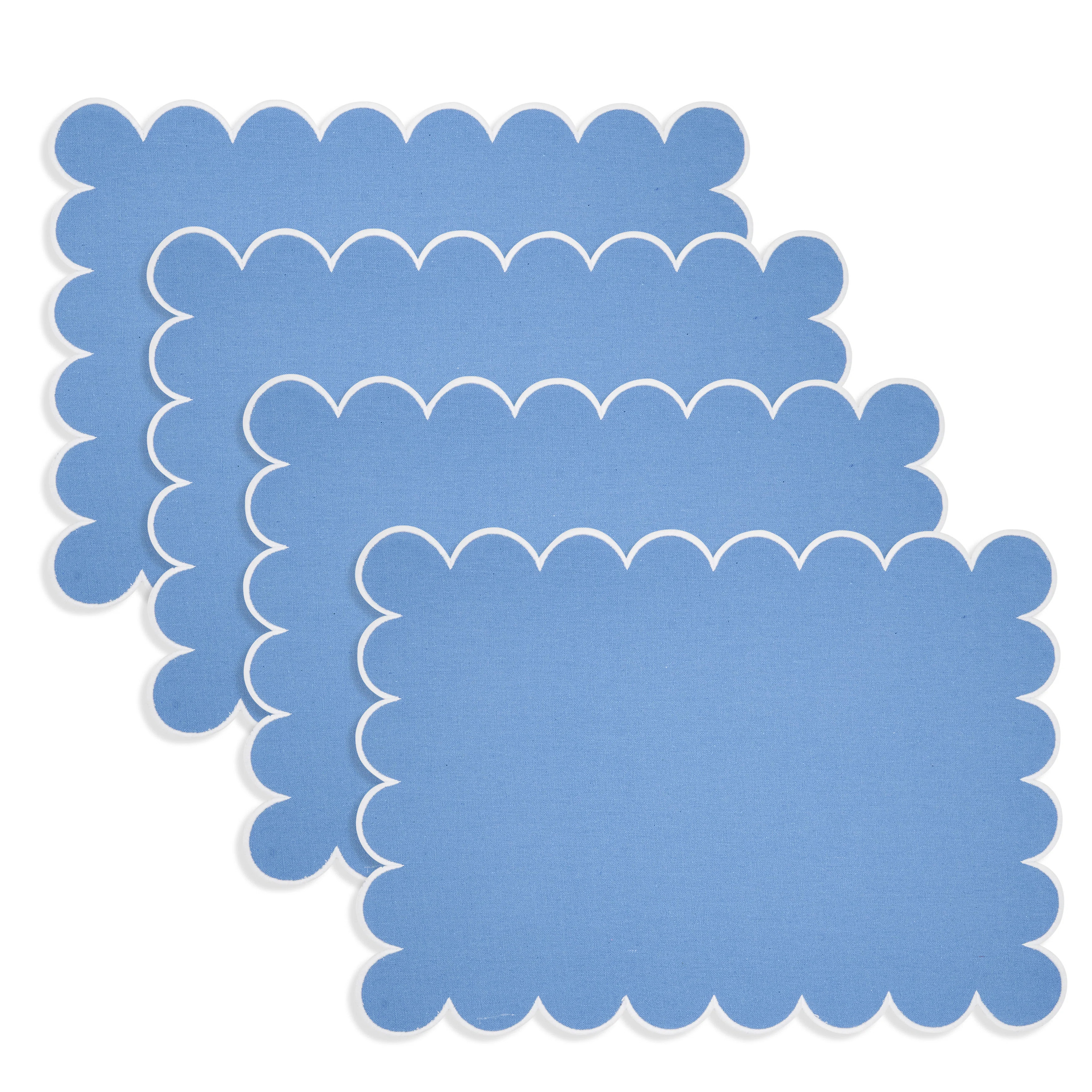 Scalloped Hem Placemat (Set of 4) (Set of 4) | Wayfair North America