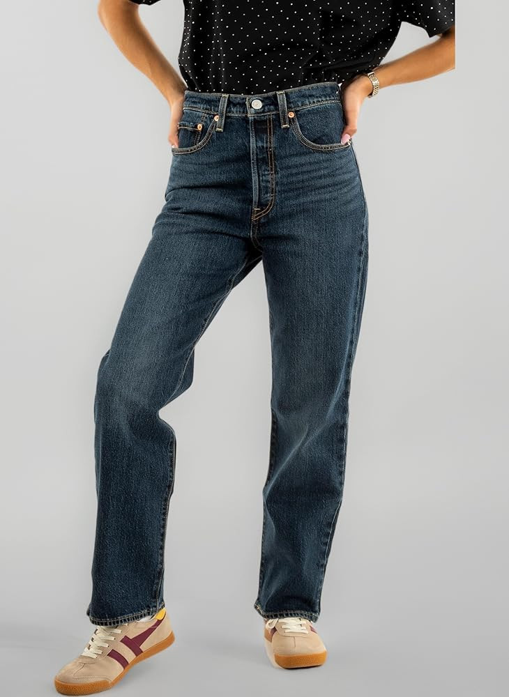 Levi's Women's Ribcage Full Length Jeans Jeans | Amazon (UK)