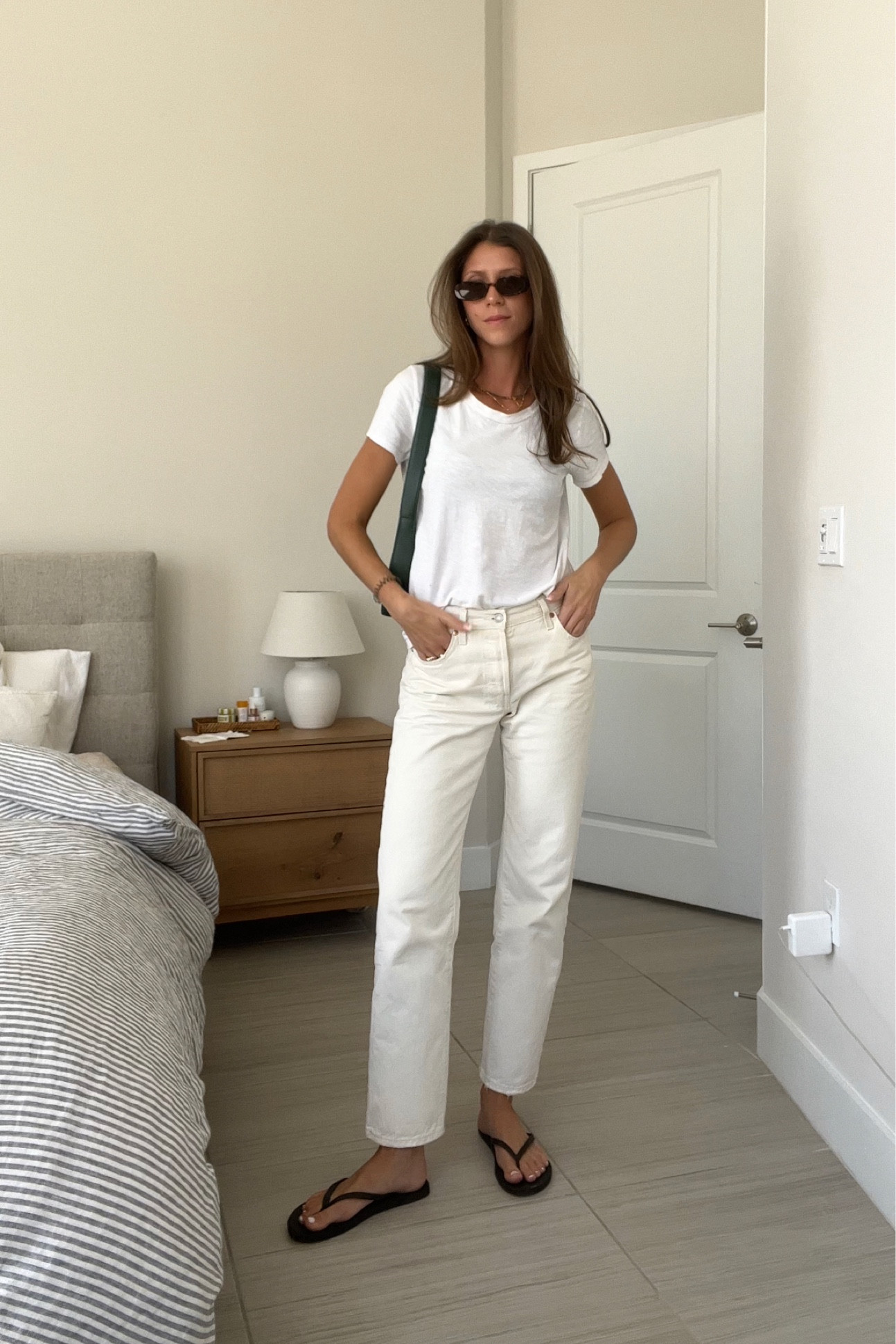 I kept my normal size in these jeans, but would have sized down. I have these in another color and I’m a size down and prefer the way it fits! 

#LTKworkwear #LTKstyletip #LTKSeasonal