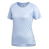 adidas Women's Rise Up N Run Running Tee, Glow Blue, Small | Amazon (US)