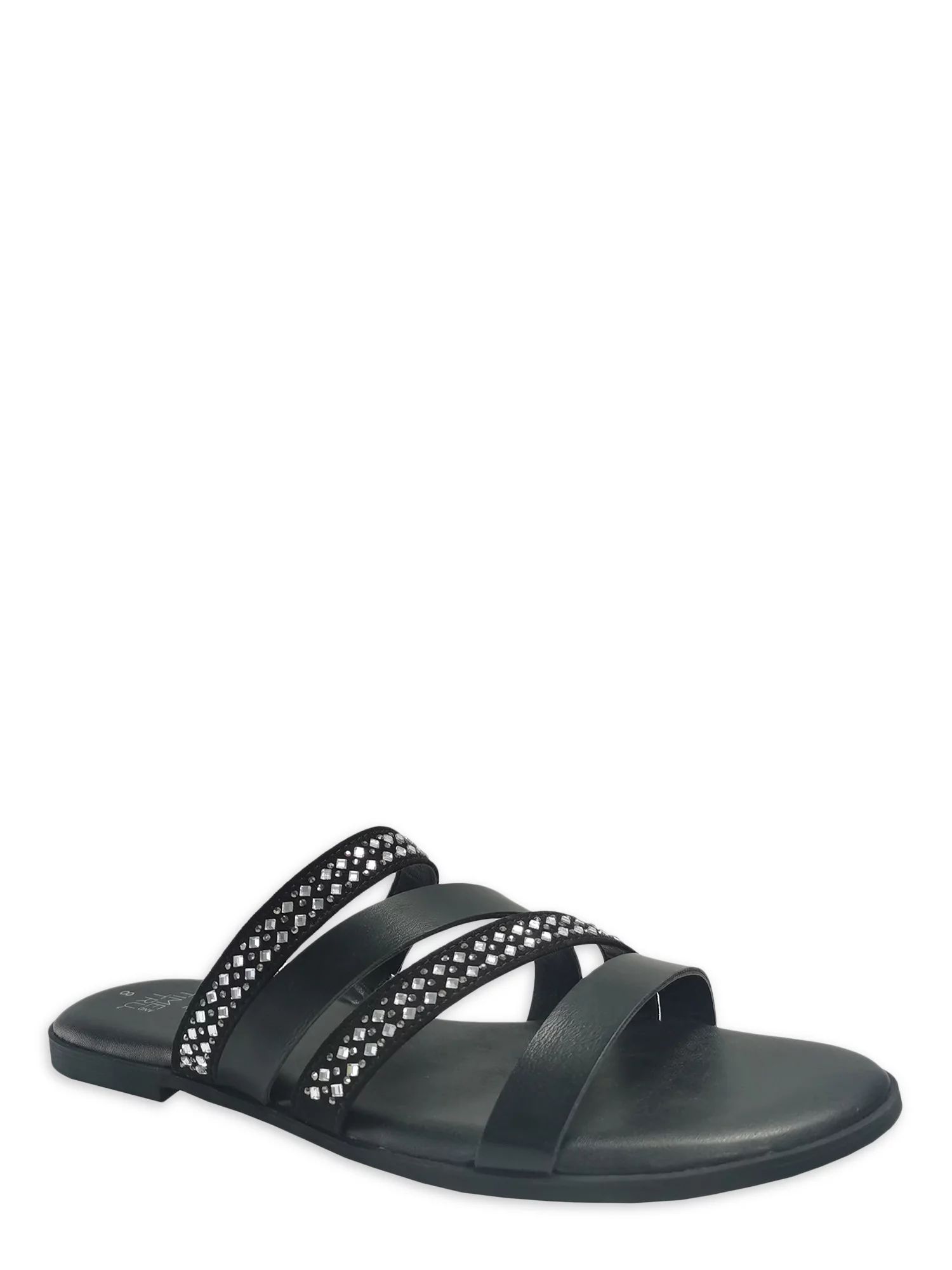 Time and Tru Women's Core Strappy Sandals | Walmart (US)