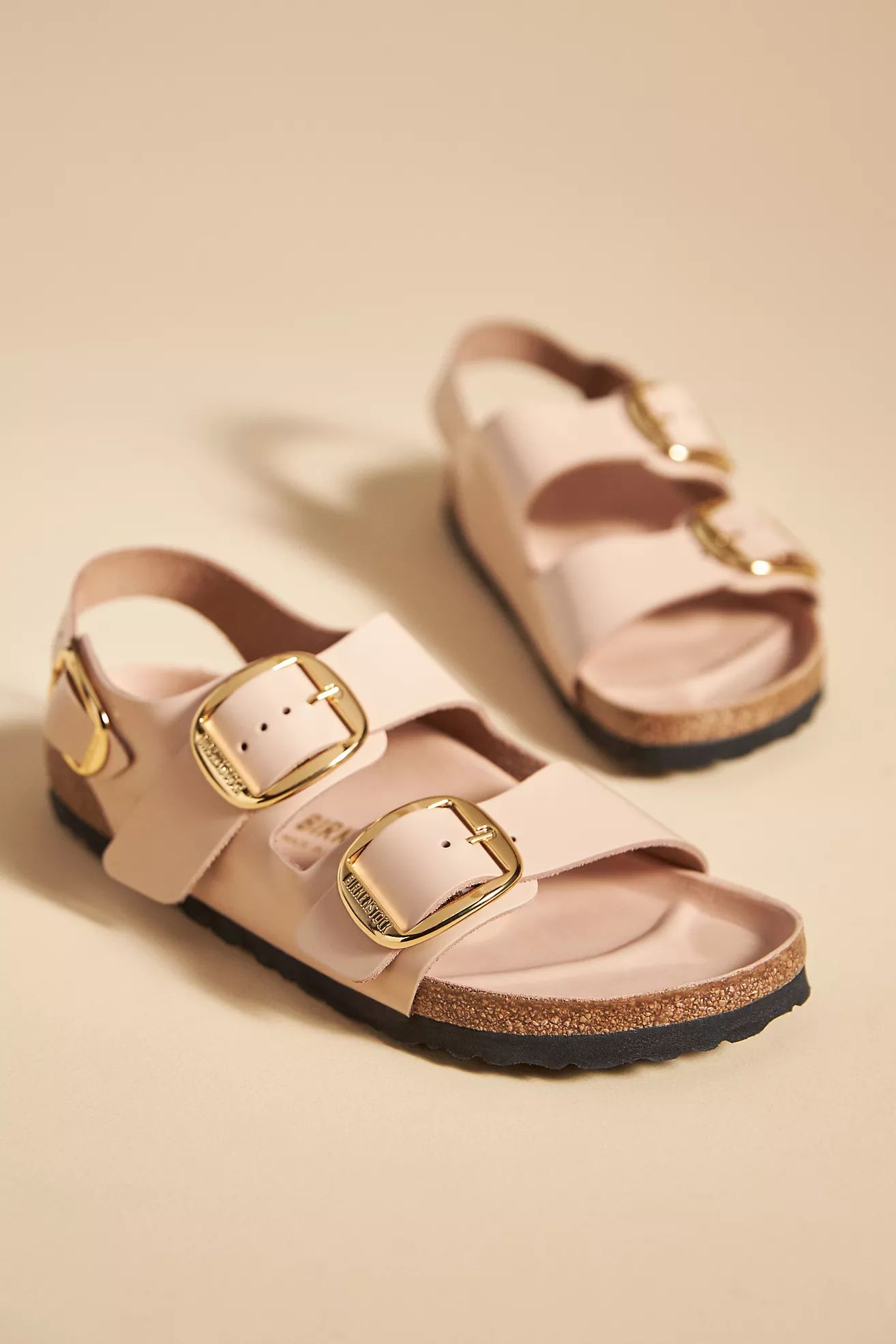 Birkenstock Milano Big Buckle High Shine Sandals | Anthropologie (US)