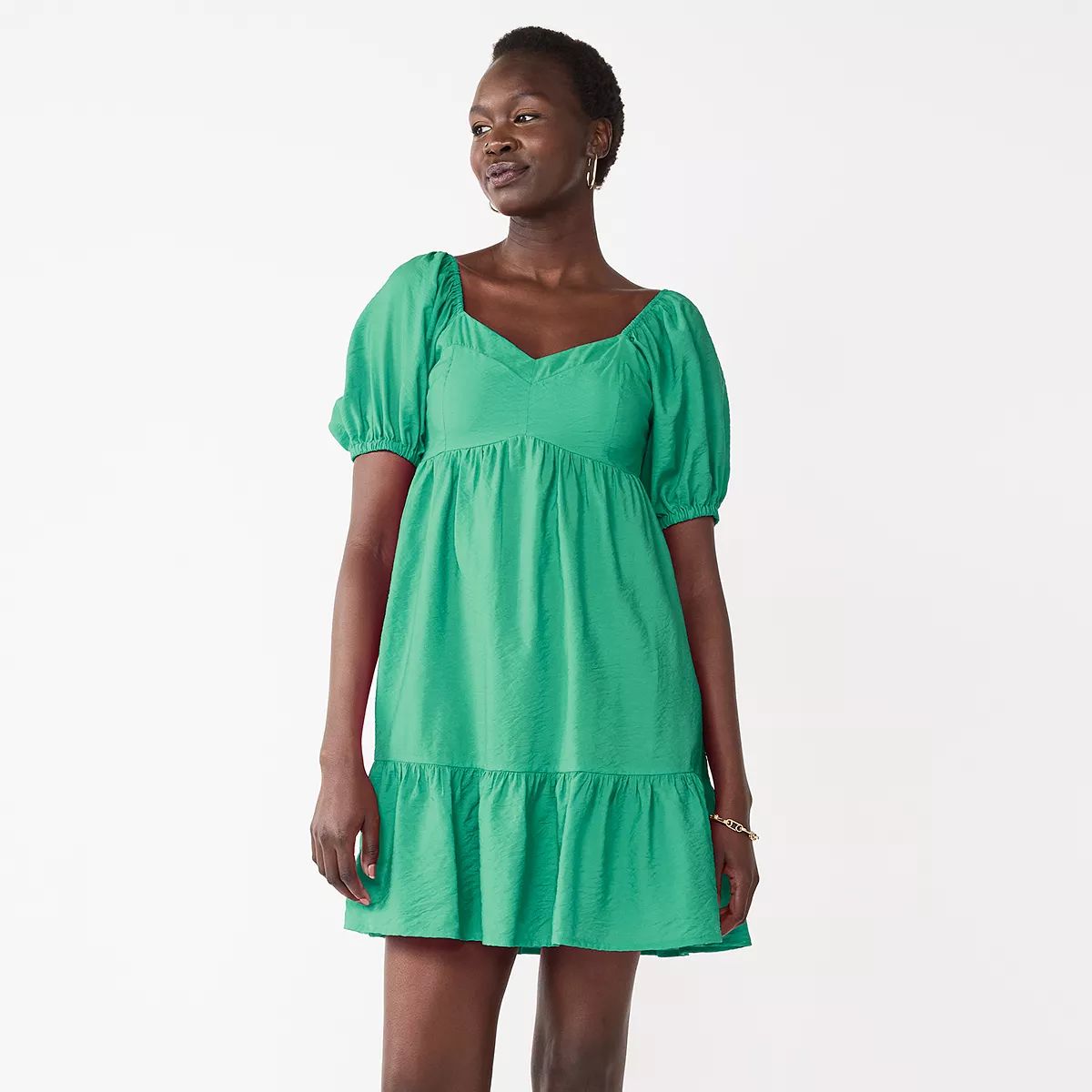 Women's Nine West Babydoll Mini Dress | Kohl's