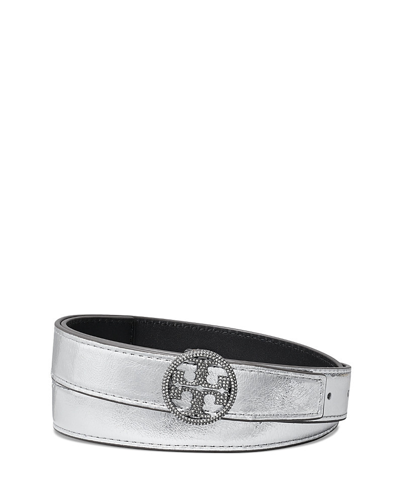 Tory Burch Women's Miller Metallic Leather Belt | Bloomingdale's (US)