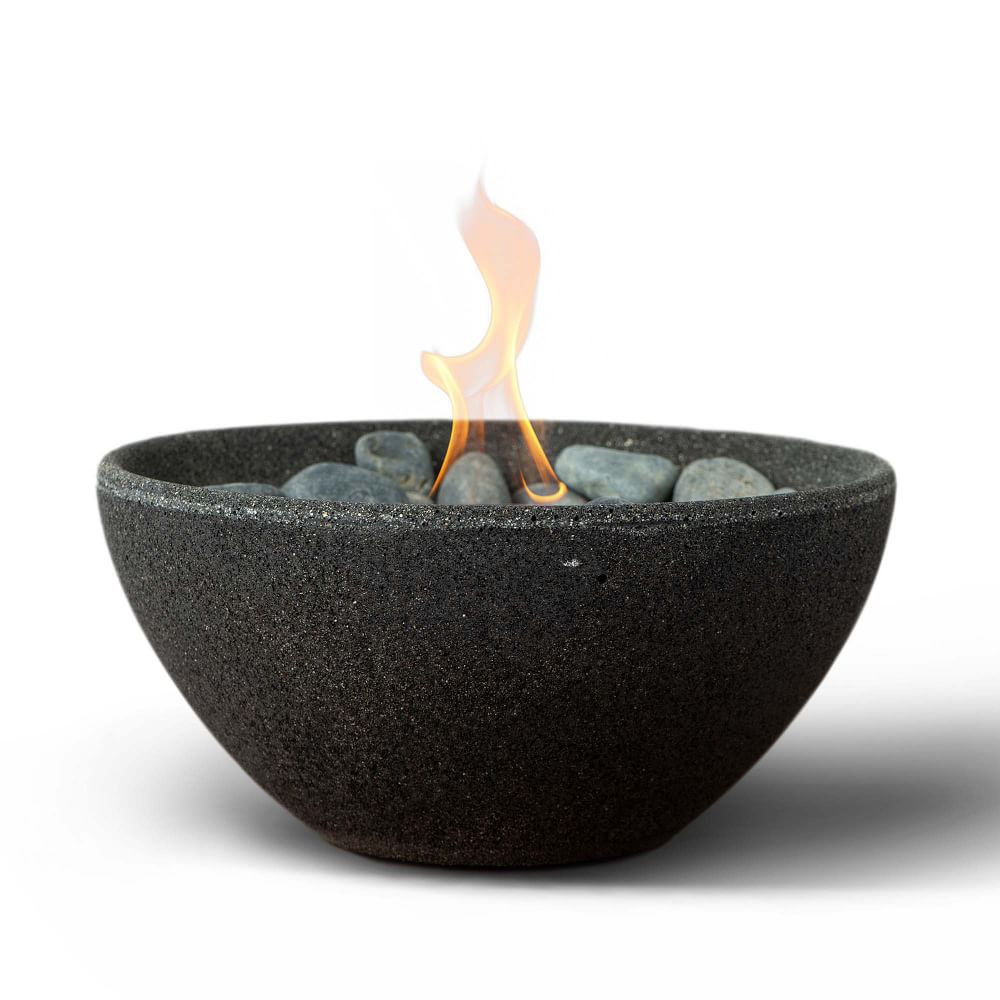 Terraflame Basin Firebowl, 11in, Graphite | West Elm (US)