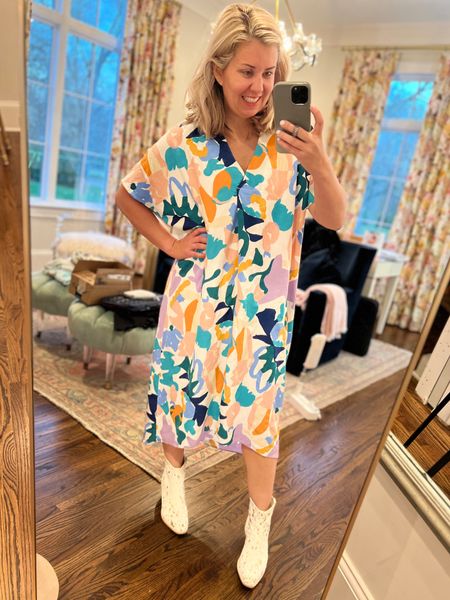 It’s finally spring but that means a slight chill in the air… these boots (on sale) are perfection for this transitional season! They run true to size.. as does the adorable dress!

#transitionalshoes #wintertospringstyle 

#LTKsalealert #LTKFind #LTKshoecrush