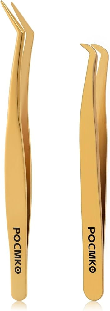 POCMKO Clusters DIY Lash Applicator Sets, 2 PCS Eyelash Tweezers, Lash Applicator Tool, Eyelash T... | Amazon (CA)