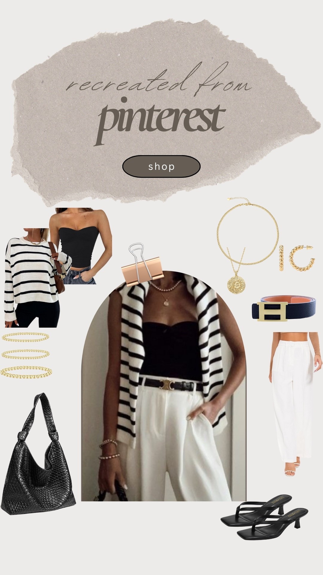 Pinterest look recreated from Amazon 