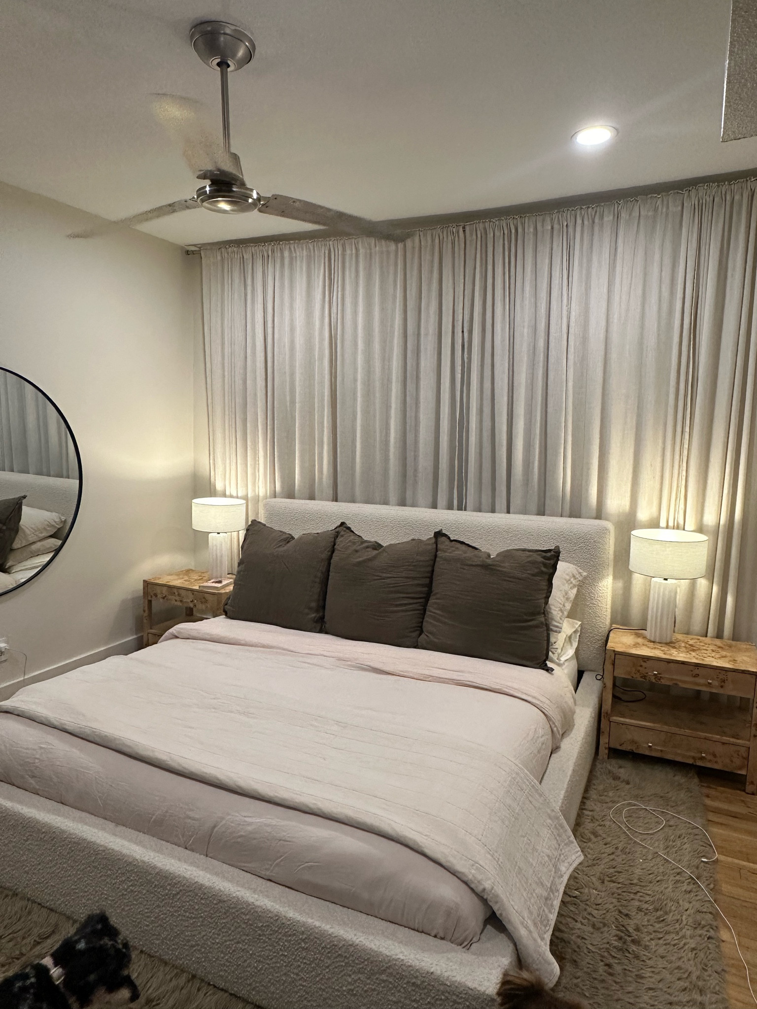 all bedroom links! 

our bedroom is from HAUTE LA but i’ve linked the most similar ones I can find! 