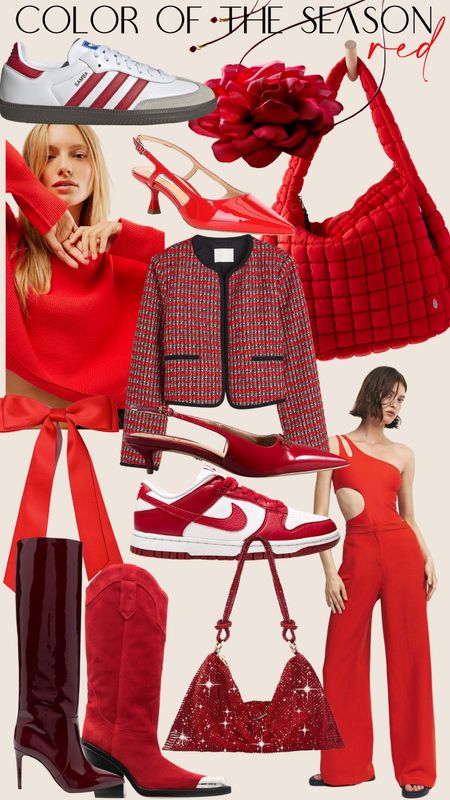 Color of the season … red 

#LTKfindsunder50 #LTKfindsunder100 #LTKstyletip