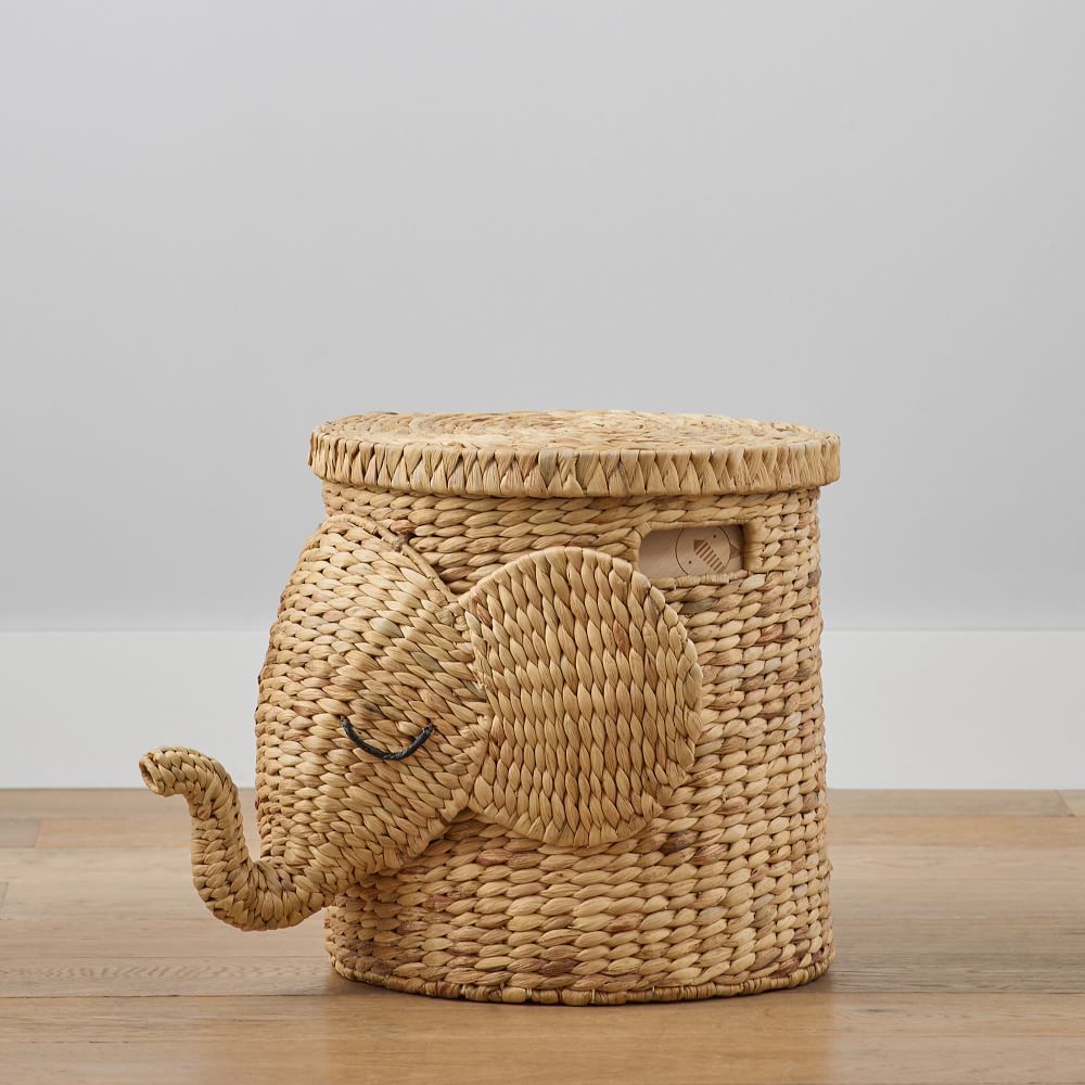 Elephant Basket, Natural, WE Kids | West Elm (US)