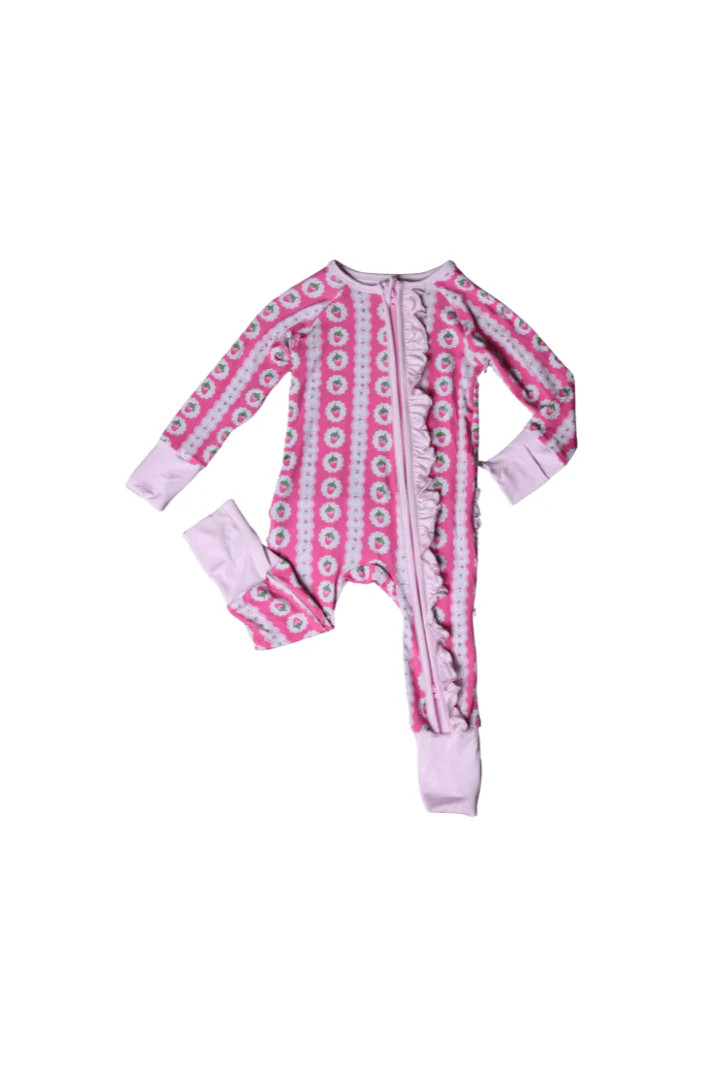 Strawberry Shortcake Zippy | The Smocked Flamingo