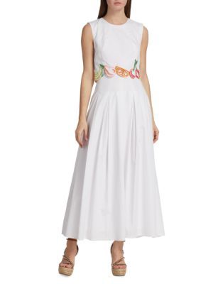 Fruit Embroidered Maxi Dress | Saks Fifth Avenue OFF 5TH