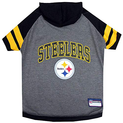 Pets First Pittsburgh Steelers Hoodie T-Shirt, Small | Amazon (US)