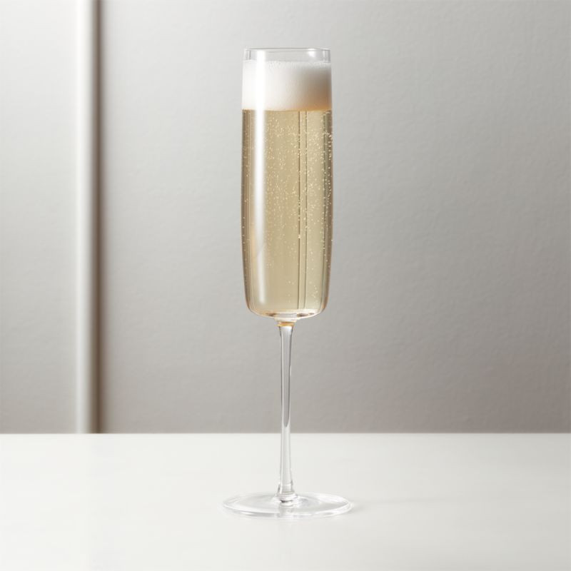 Juliet Modern Champagne Flute + Reviews | CB2 | CB2