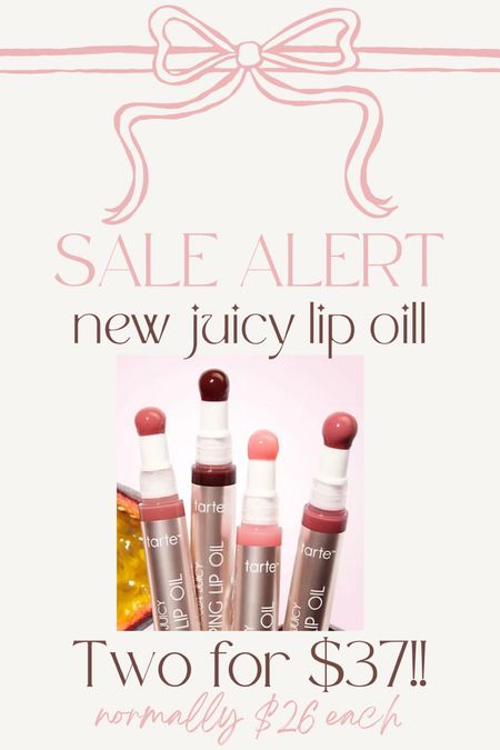 I found the new juicy lip oils that I shared yesterday on major sale. You get two for $37 when they’re normally $26 each. I shared the shade rose, and the one of the bundles is rose and mix berries. 

You can also get an additional discount if you use a new email that’s never shopped at QVC . Code:NEWQ10

#LTKSaleAlert #LTKBeauty #LTKFindsUnder50