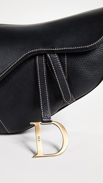 Dior Leather Saddle Bag | Shopbop
